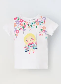 Blukids T-shirt in puro cotone neonata- T-shirt