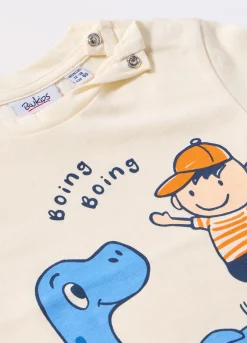 Blukids T-shirt in puro cotone neonato- T-shirt