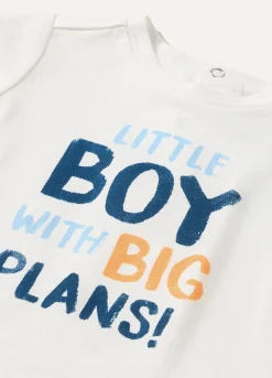 Blukids T-shirt in puro cotone neonato- T-shirt