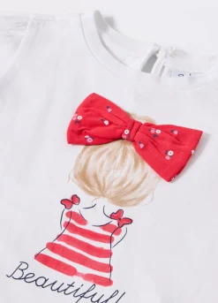 Blukids T-shirt in puro cotone neonata- T-shirt