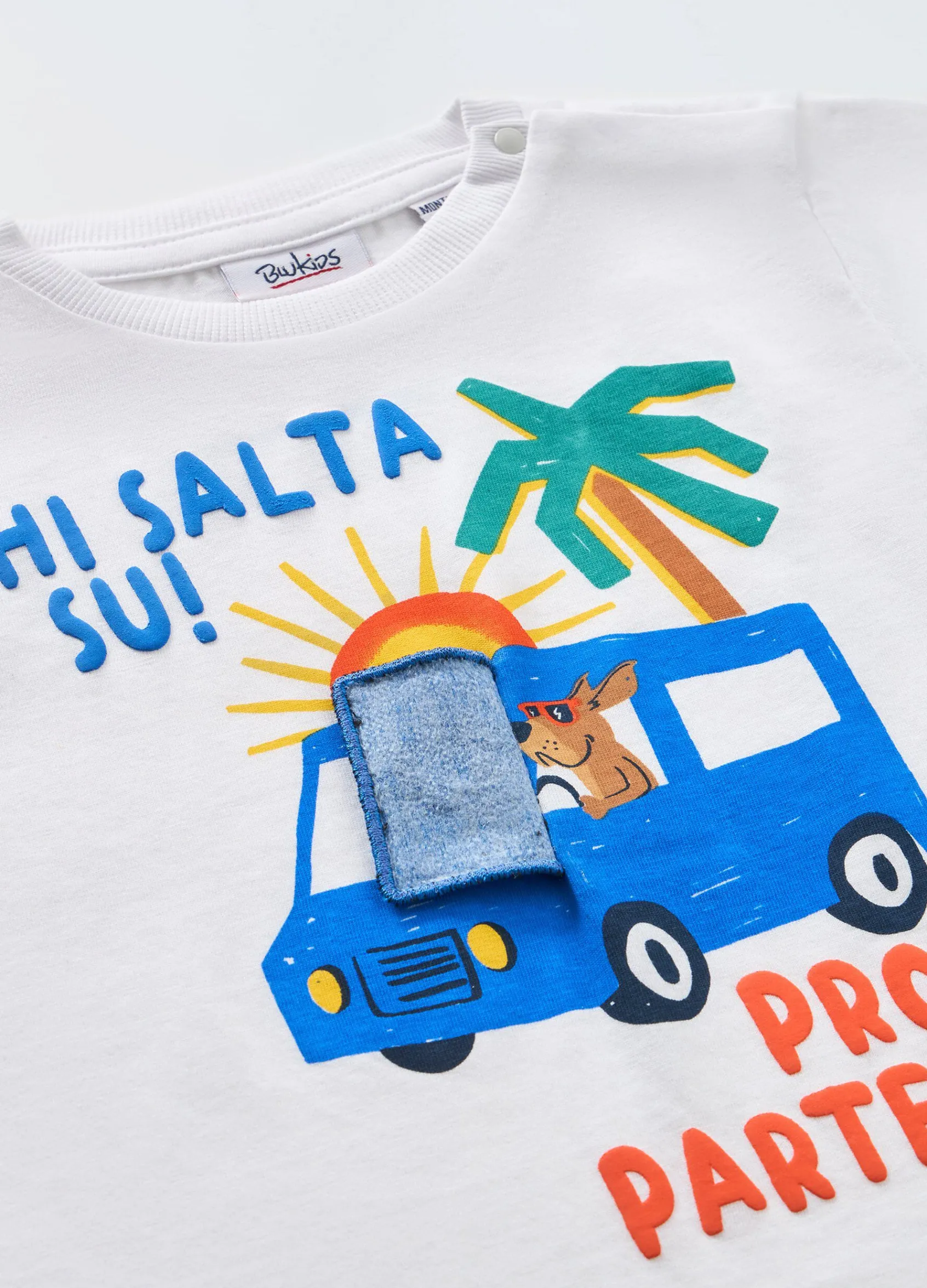Blukids T-shirt in puro cotone neonato- T-shirt