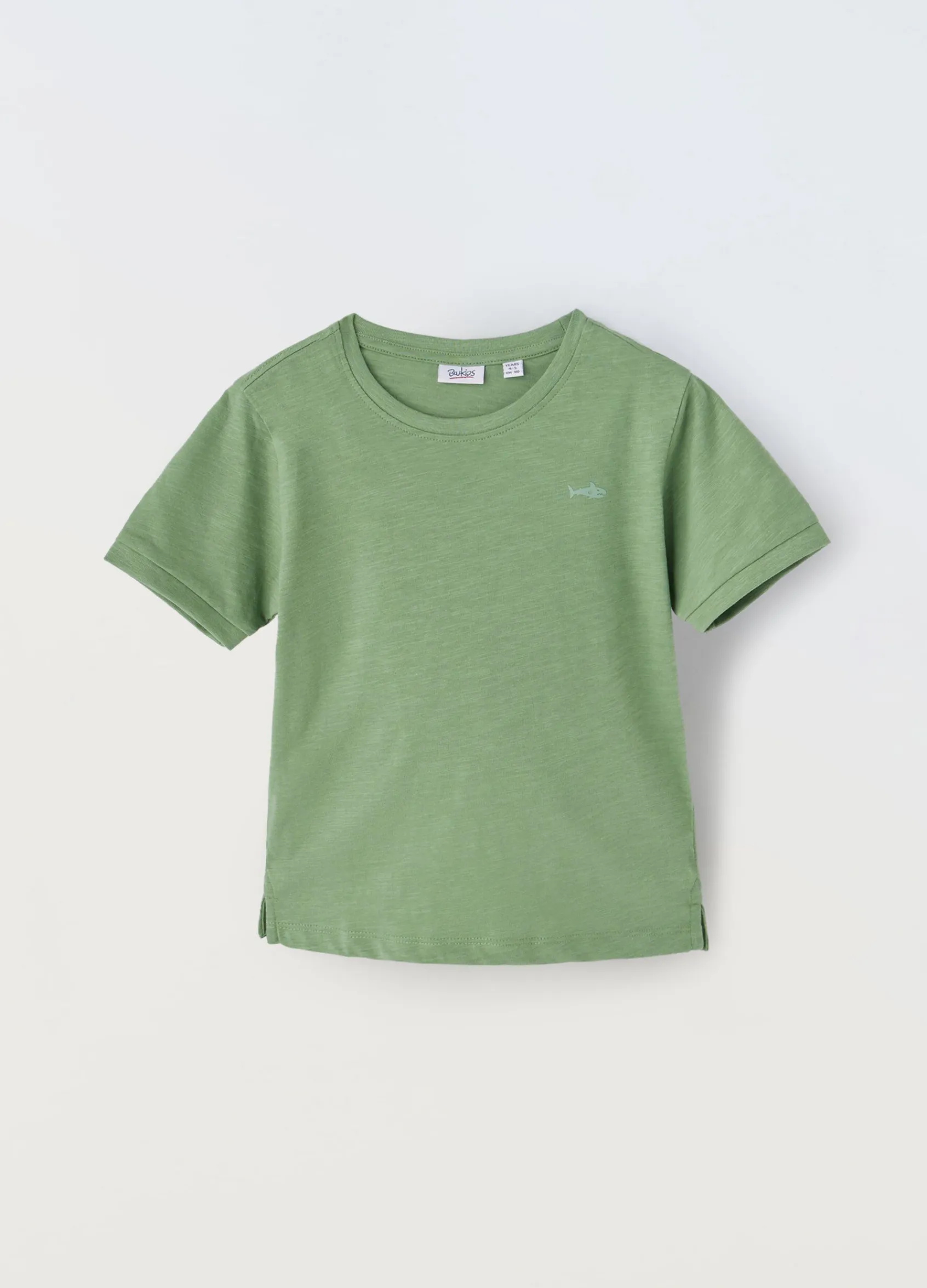 Blukids T-shirt in puro cotone slub bambino-Bambino T-shirt