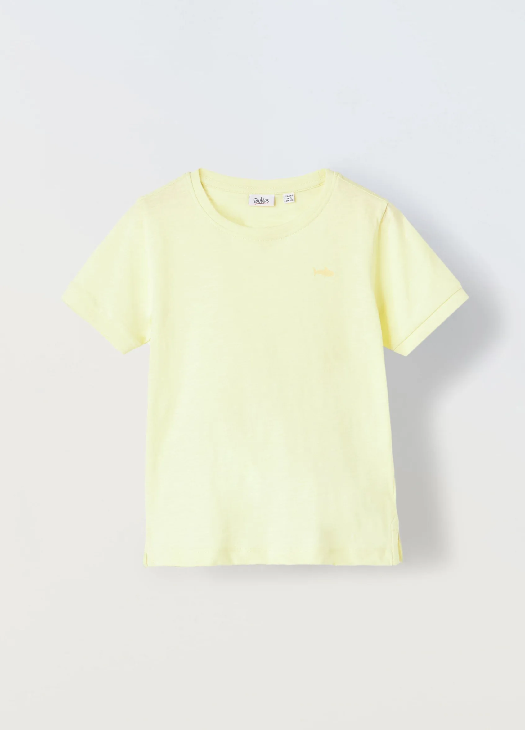 Blukids T-shirt in puro cotone slub bambino-Bambino T-shirt