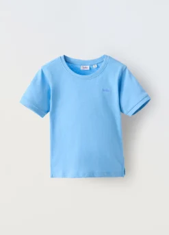 Blukids T-shirt in puro cotone slub bambino-Bambino T-shirt