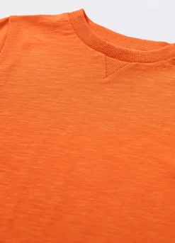 Blukids T-shirt in puro cotone slub bambino-Bambino T-shirt