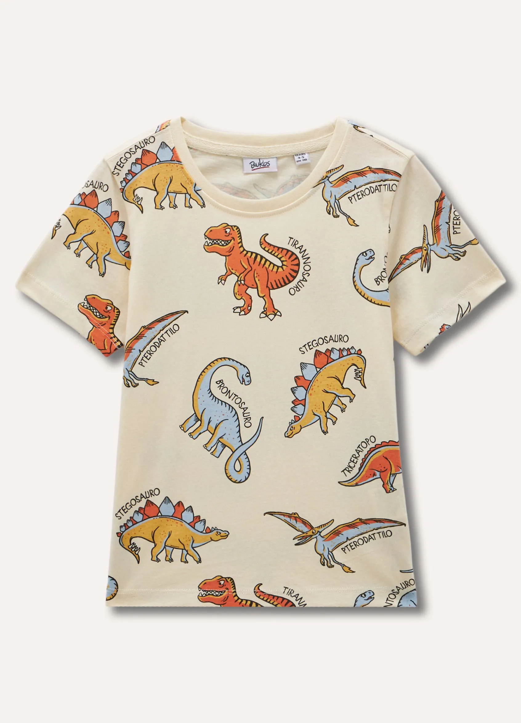 Blukids T-shirt in puro cotone stampato bambino-Bambino T-shirt