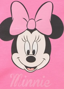 Blukids T-shirt Minnie in puro cotone con rouches bambina- T-shirt