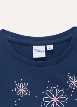Blukids T-shirt Minnie in puro cotone con rouches bambina- T-shirt