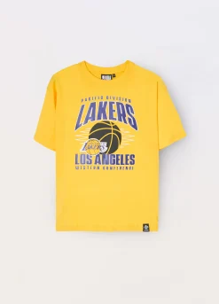 Blukids T-shirt NBA in puro cotone ragazzo- T-shirt