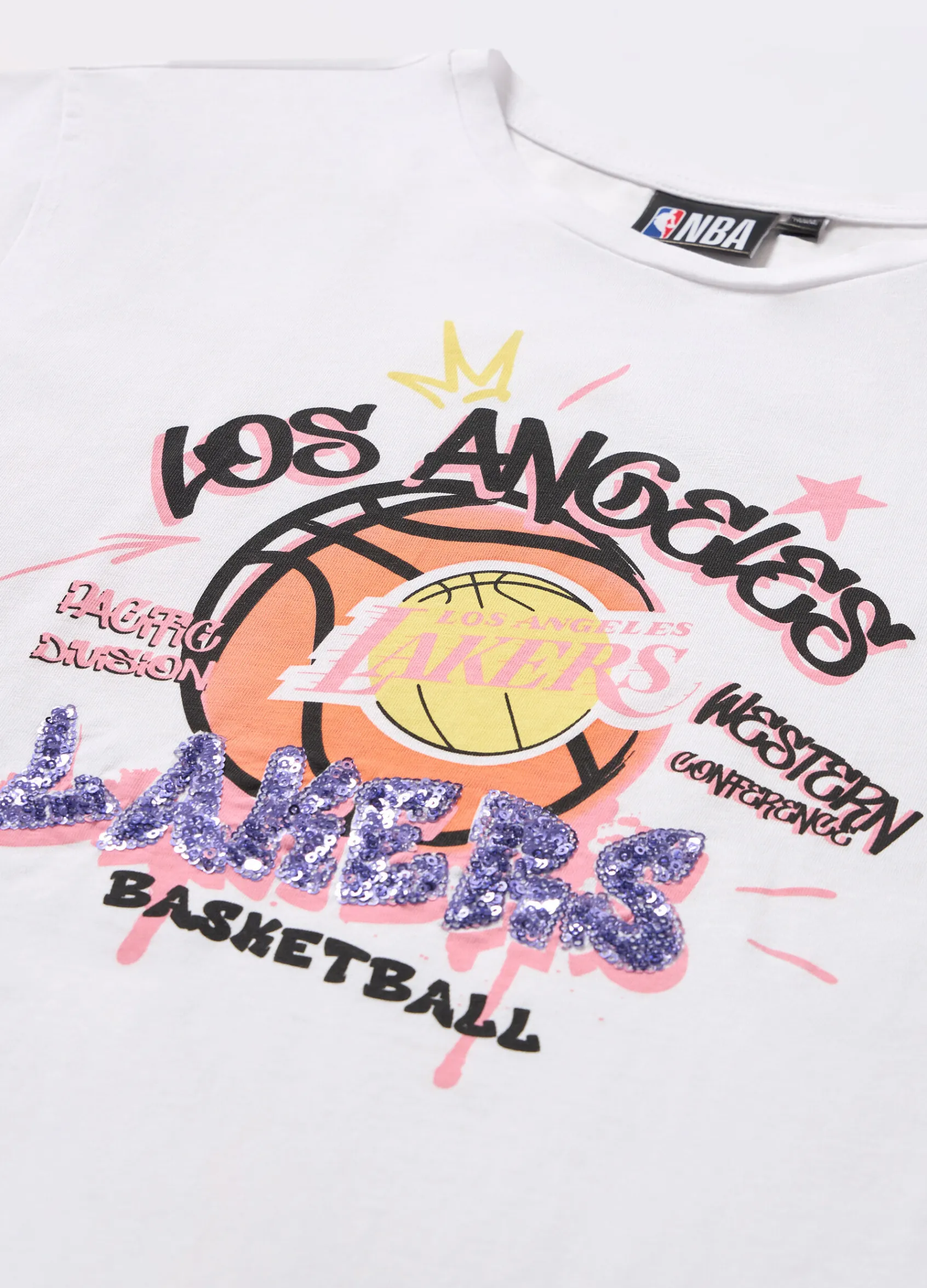 Blukids T-shirt NBA in puro cotone ragazza- T-shirt
