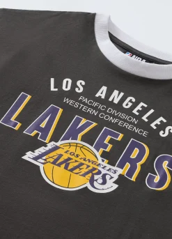 Blukids T-shirt NBA in puro cotone ragazzo- T-shirt