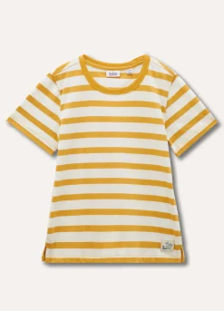 Blukids T-shirt rigata in puro cotone bambino-Bambino T-shirt