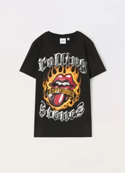 Blukids T-shirt Rolling Stones in puro cotone ragazzo- T-shirt