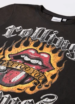 Blukids T-shirt Rolling Stones in puro cotone ragazzo- T-shirt