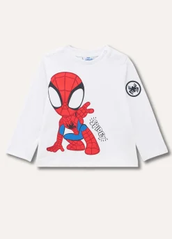 Blukids T-shirt Spider-Man in puro cotone neonato- T-shirt