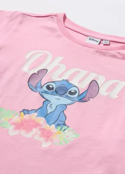 Blukids T-shirt Stitch in puro cotone bambina- T-shirt