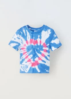 Blukids T-shirt Tie & Dye in cotone stretch ragazza- T-shirt
