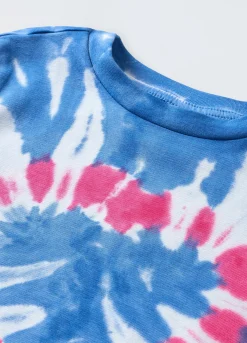 Blukids T-shirt Tie & Dye in cotone stretch ragazza- T-shirt