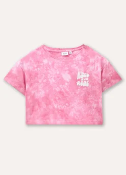 Blukids T-shirt tie dye in puro cotone ragazza- T-shirt