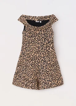 Blukids Tutina corta animalier ragazza- Vestiti
