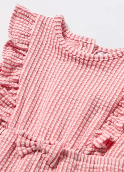 Blukids Tutina misto cotone a righe neonata- Vestitini