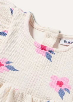Blukids Vestitino con rouches neonata- Vestitini