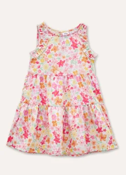 Blukids Vestito a balze bambina- Vestiti