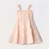 Blukids Vestito a balze in puro cotone neonata- Vestitini