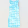 Blukids Vestito in costina di cotone stretch ragazza- Vestiti