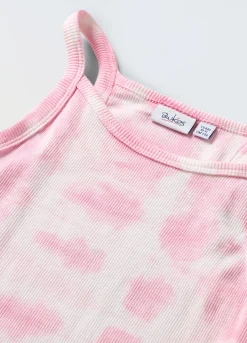 Blukids Vestito in costina di cotone stretch ragazza- Vestiti