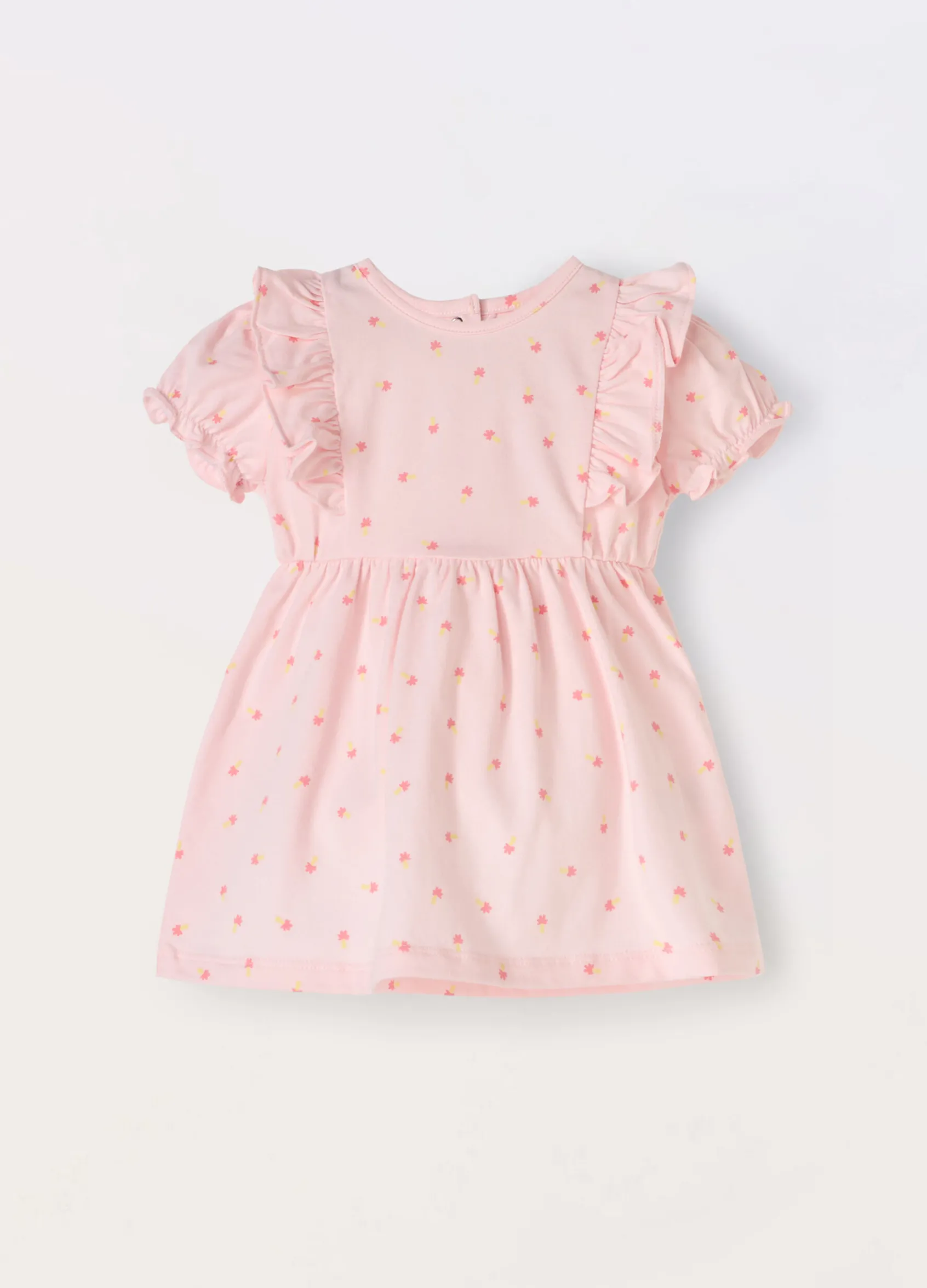 Blukids Vestito in jersey di cotone stretch neonata- Vestitini