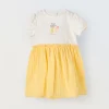Blukids Vestito in jersey di cotone stretch neonata- Vestitini