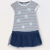 Blukids Vestito in jersey di cotone stretch bambina- Vestiti
