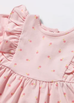 Blukids Vestito in jersey di cotone stretch neonata- Vestitini