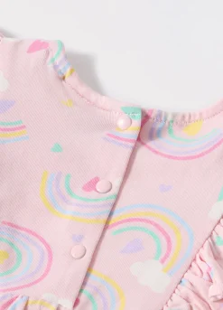 Blukids Vestito in jersey di cotone stretch neonata- Vestitini