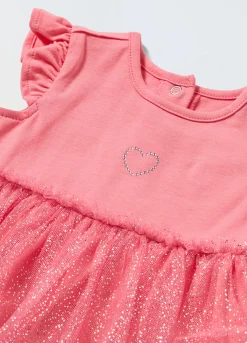 Blukids Vestito in jersey di cotone stretch neonata- Vestitini