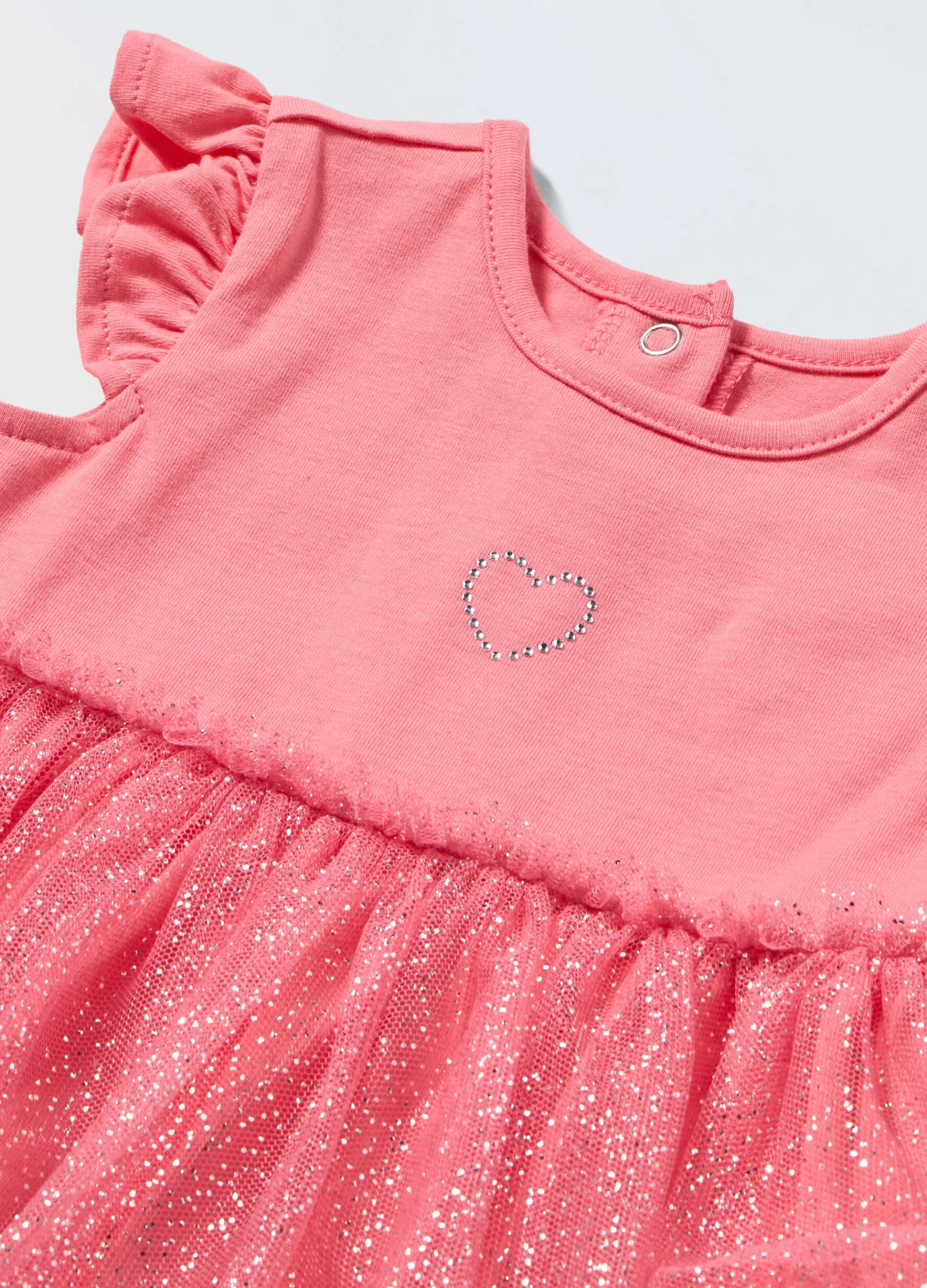 Blukids Vestito in jersey di cotone stretch neonata- Vestitini