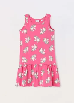 Blukids Vestito in jersey di puro cotone bambina- Vestiti