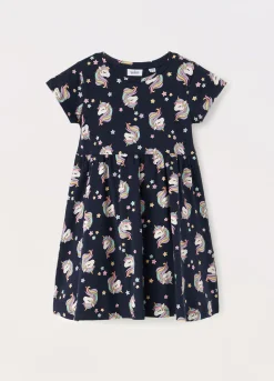 Blukids Vestito in jersey di puro cotone bambina- Vestiti