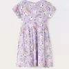 Blukids Vestito in jersey di puro cotone bambina- Vestiti