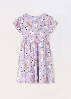 Blukids Vestito in jersey di puro cotone bambina- Vestiti