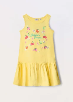 Blukids Vestito in jersey di puro cotone bambina- Vestiti
