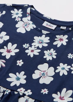 Blukids Vestito in jersey di puro cotone bambina- Vestiti