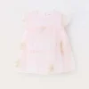 Blukids Vestito in organza con ricami neonata- Vestitini