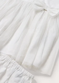 Blukids Vestito in popeline di puro cotone neonata- Vestitini