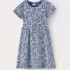Blukids Vestito in puro cotone bambina- Vestiti