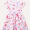 Blukids Vestito in puro cotone bambina- Vestiti