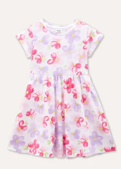 Blukids Vestito in puro cotone bambina- Vestiti
