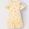 Blukids Vestito in puro cotone bambina- Vestiti