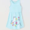 Blukids Vestito in puro cotone bambina- Vestiti